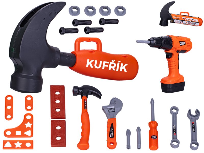 dječja bušilica s alatima